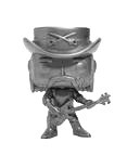 A silver Lemmy funko pop.