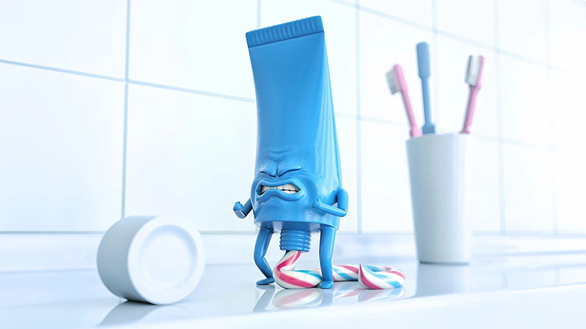 Pooping toothpaste 